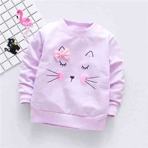 Girls T-shirts, Long Sleeve Autumn Casual Tops Clothes