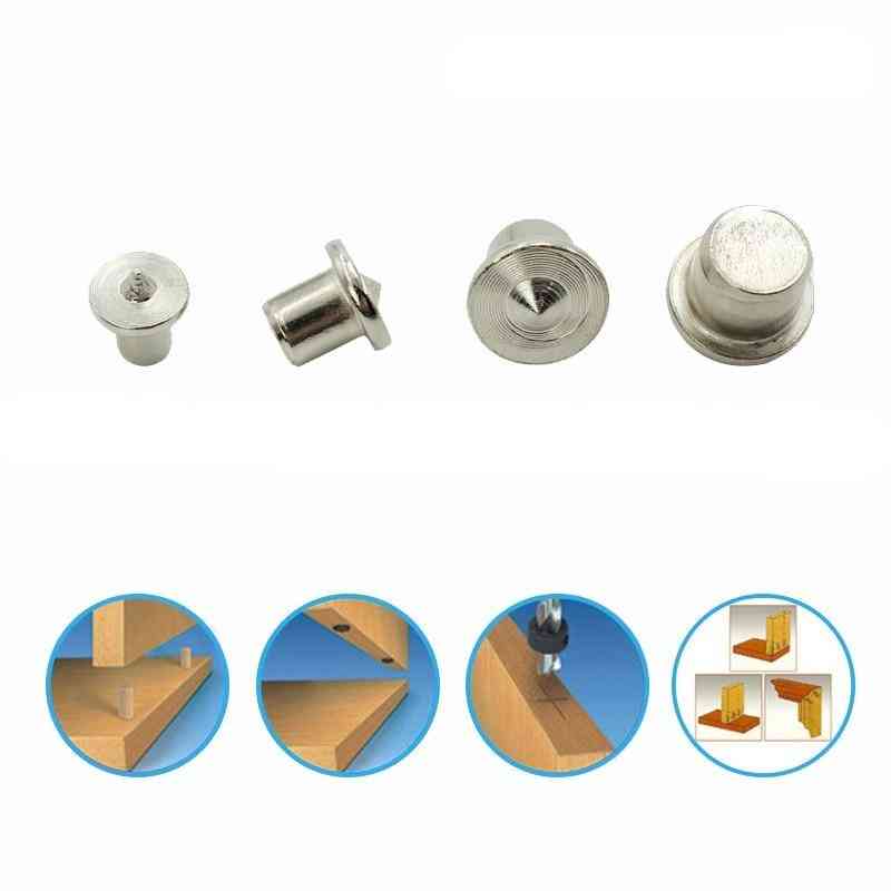 Woodworking Log Locator, Dowel Furniture Positioning Tools, Wooden Pin Center Punch Accessories