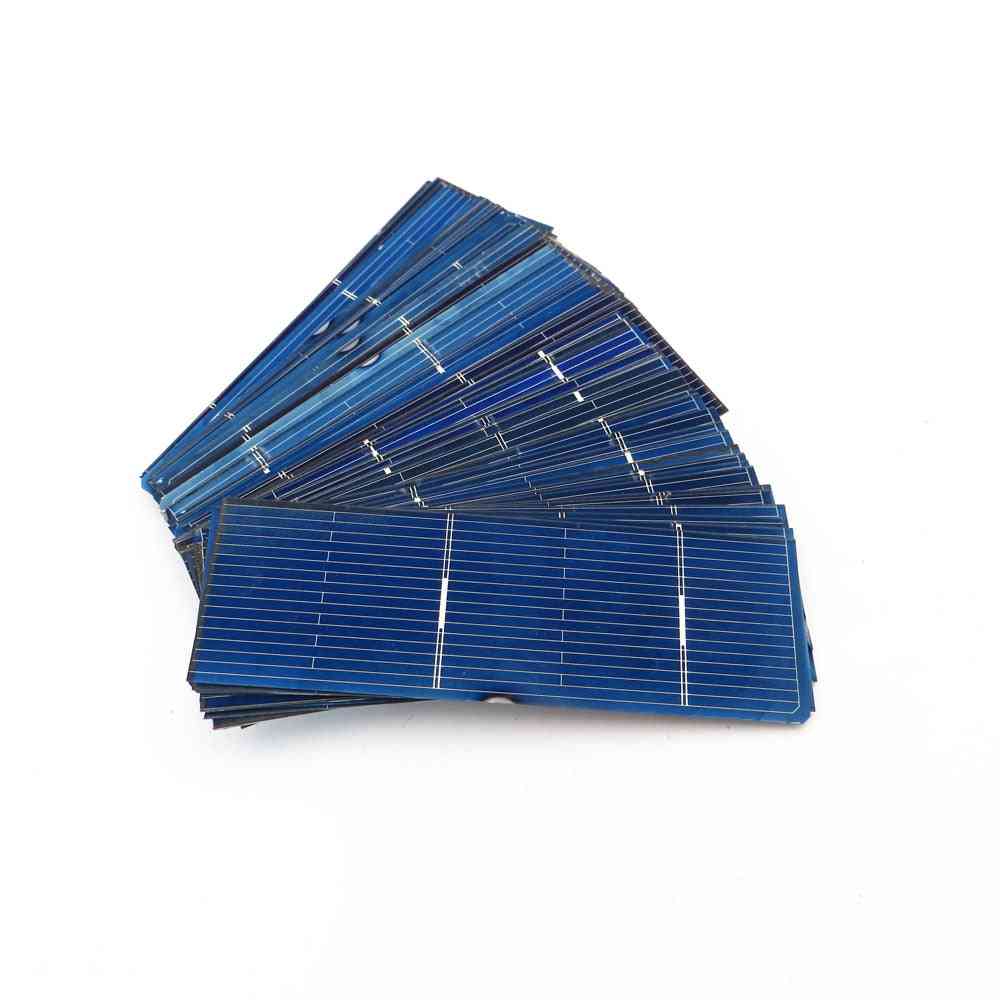 50pcs/lot Poly Crystalline Battery Charge-solar Cells Panel
