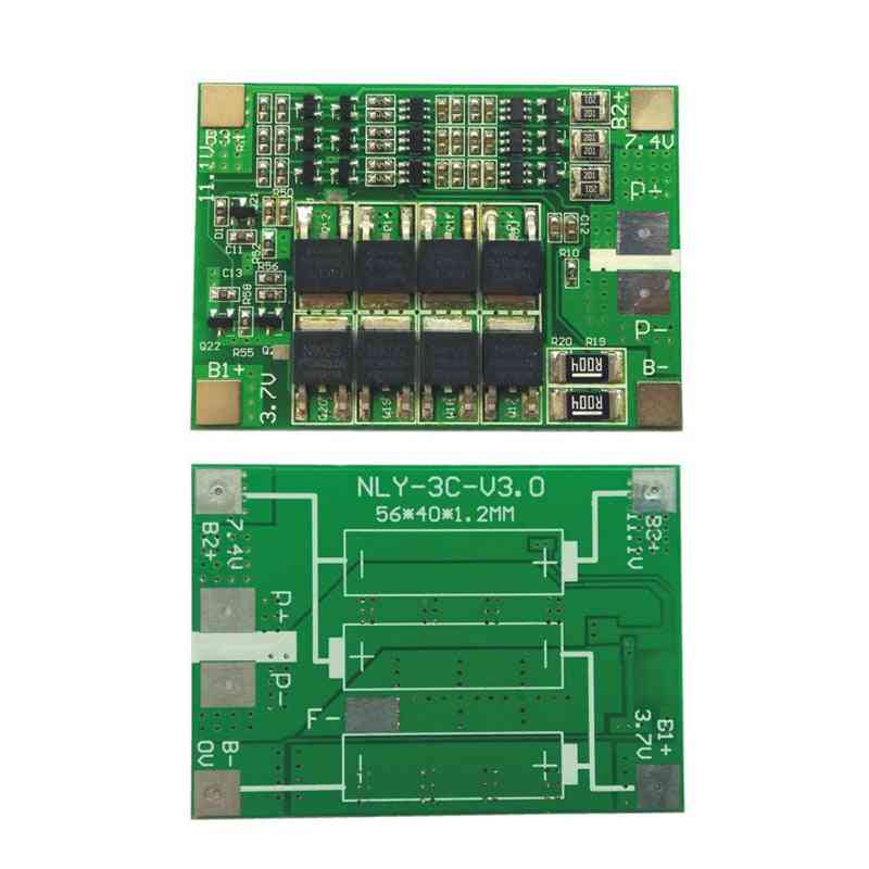 11.1v 12.6v 18650 Lithium Battery Protection Board,  With Balanced Version