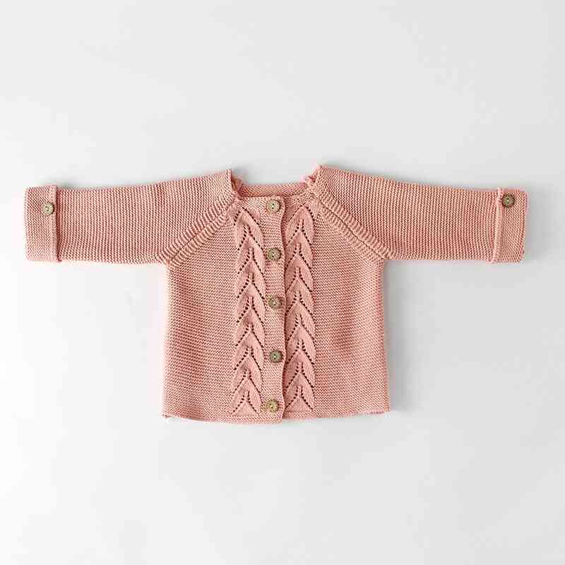3d lišće dizajn pleteni džemper kardigan odjeće komplet odjeće pletenje