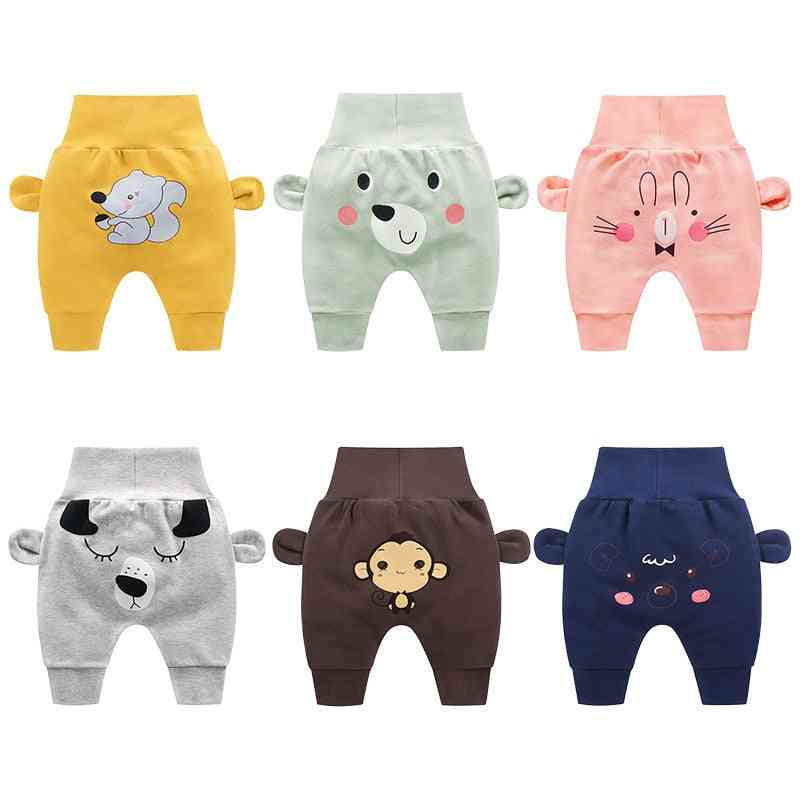 Baby / Girl Cartoon High Waist Protection Belly, Spring & Autumn Newborn Infant Trousers Cheap Stuff