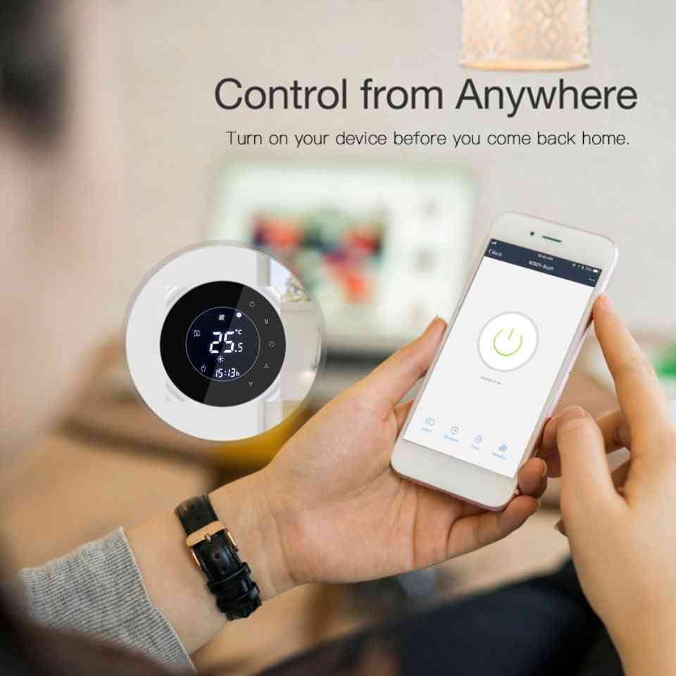 Smart Wifi Touch Thermostat- Wireless Controller For Electric Floor Heating