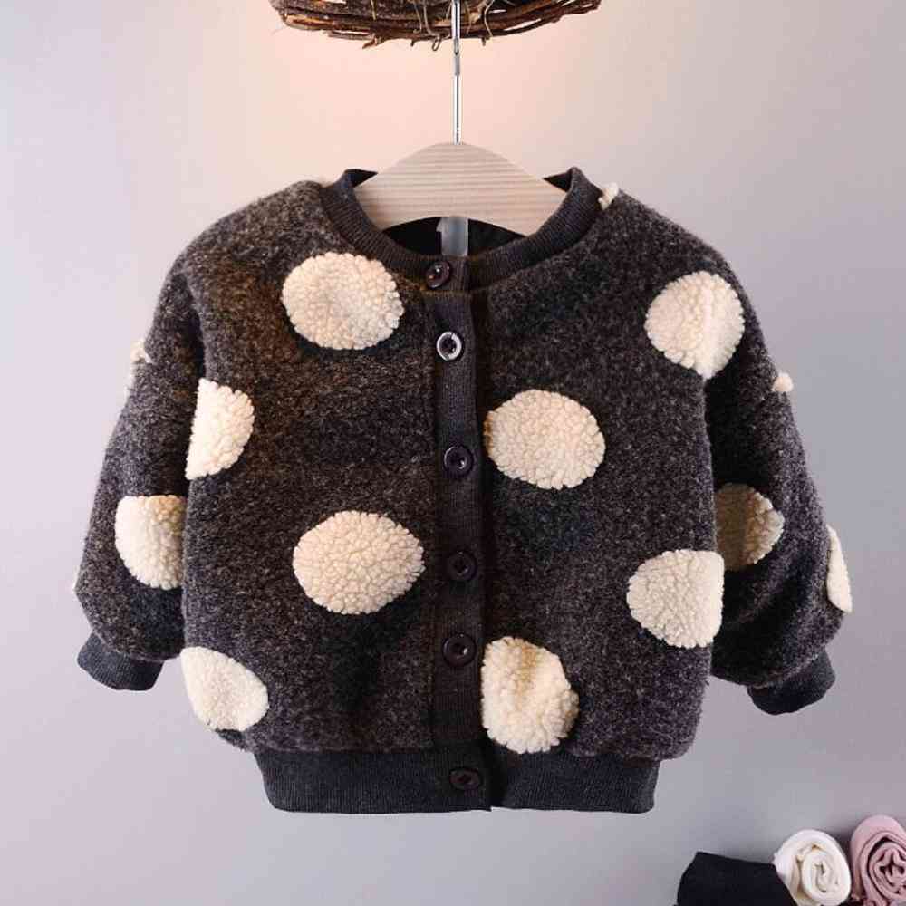 Newborn Baby Girl Winter Clothes, Long Sleeve Fleece Coat, Warm Jacket Infants Outerwear