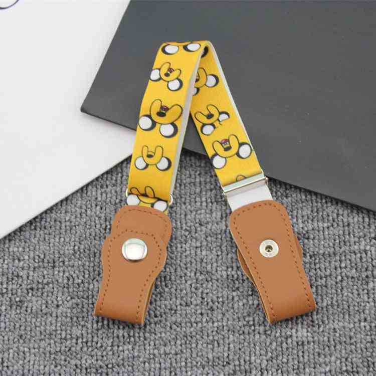 Kind gesp-gratis elastische riem-geen gesp stretch riem voor kinderen peuters verstelbare jongens / meisjes riemen voor jeans broek