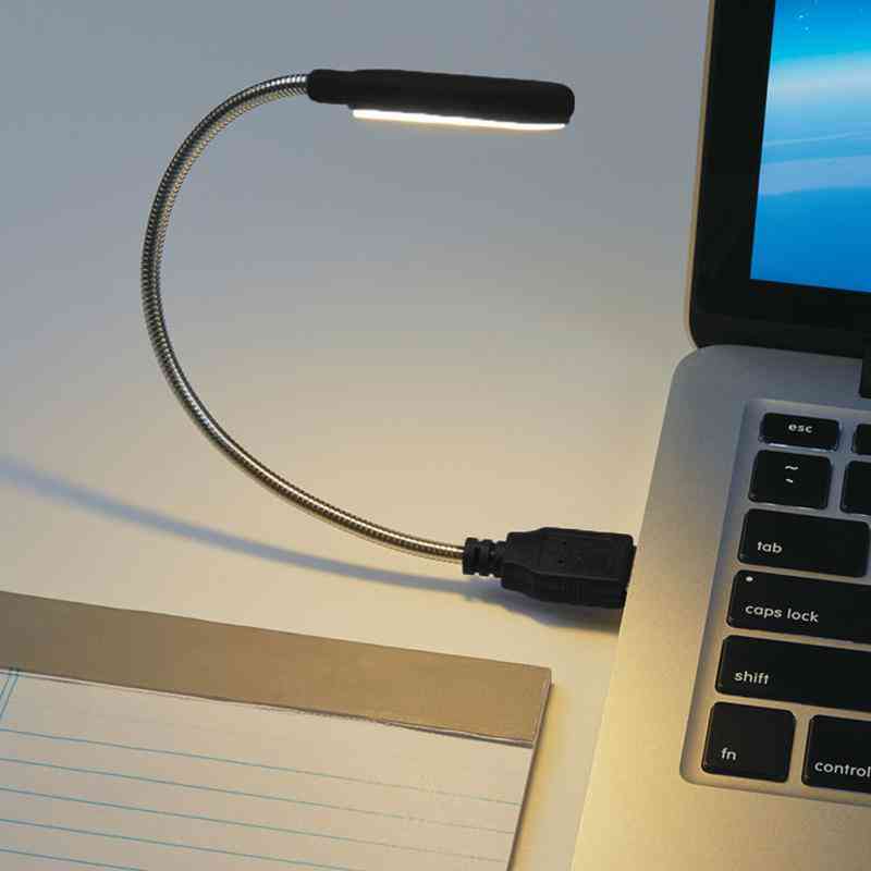 Travel Portable Mini Usb Reading Lamp - Powered By Laptop, Notebook, Computer