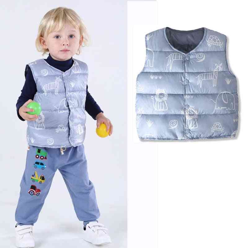 Kids Baby Vest, Jacket- Newborn  Waistcoat Warm Cotton Clothes