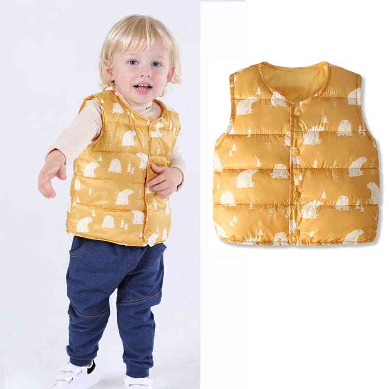 Bambini gilet bambino giacca-neonato ragazze / ragazzi panciotto caldo cotone bambino-neonato vestiti invernali