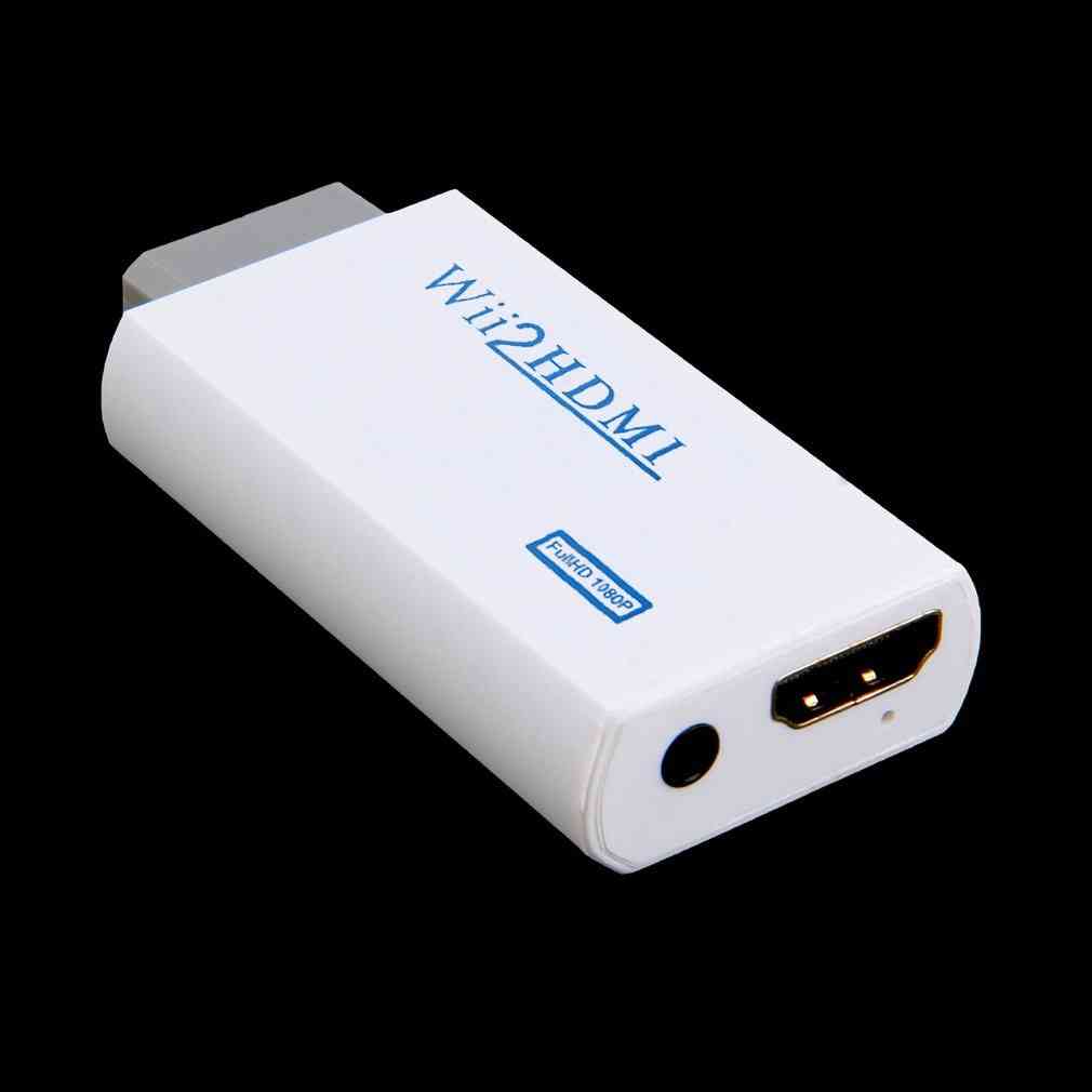 Wii To Full Hd 1080p Hdmi Converter Adapter For Pc/tv Monitor Display