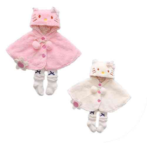 Autumn Winter Baby Thick Coat Hooded Cloak Poncho Jacket Outwear Sweater