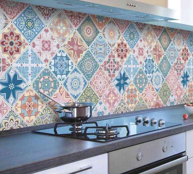 Kitchen Oil-proof, High Temperature, Self-adhesive - Tile Cabinet Countertop Range Wall Stickers / Wallpapers