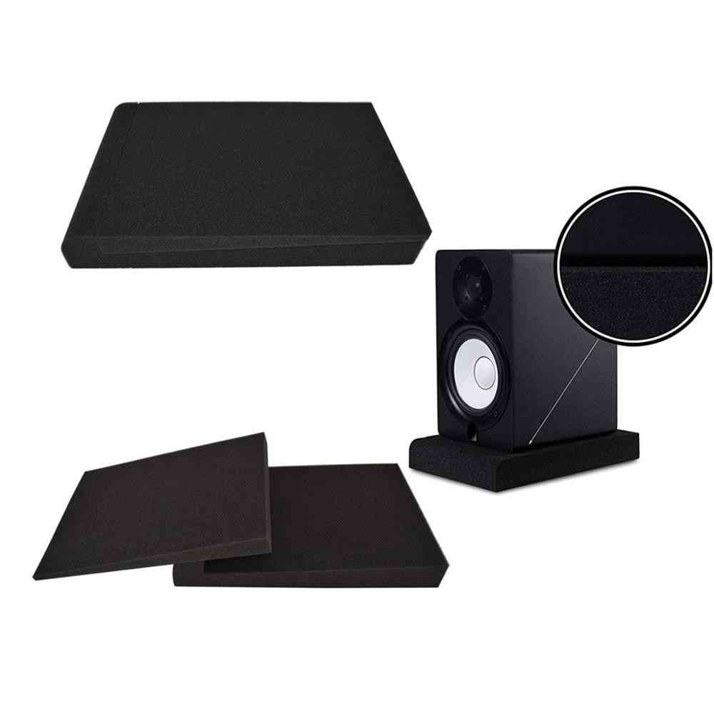 Studio Isolation Pads For 5 In Monitors, Two High Density Acoustic Foam