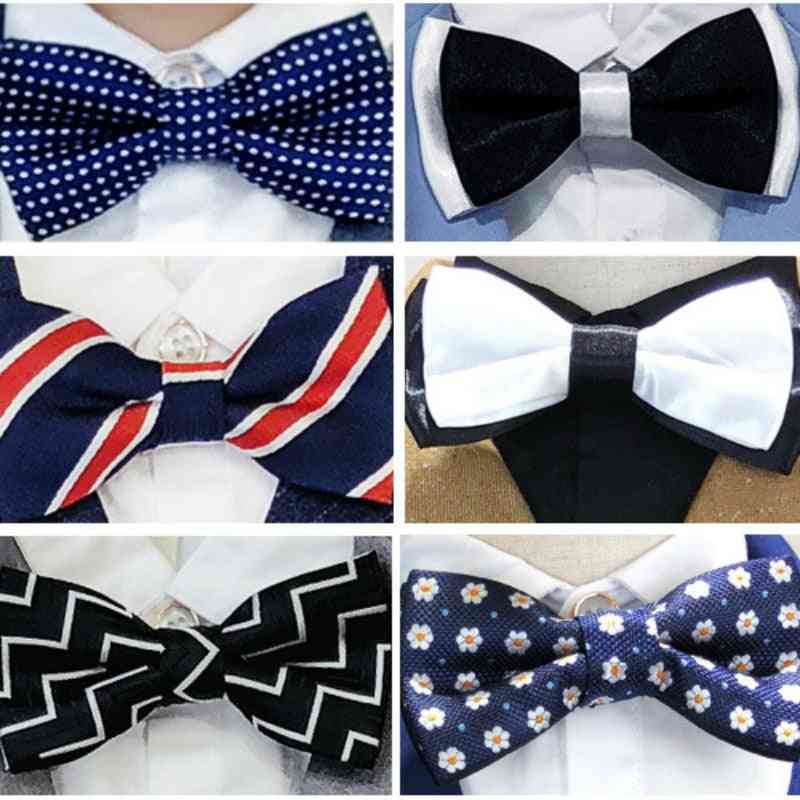 Adjustable Bow Tie Shirt And Party Suit