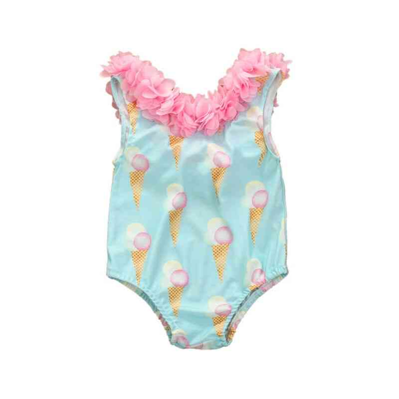 Canis toddler baby pige is flæser - dejlig mode badedragt badetøj svømning badedragt bikini