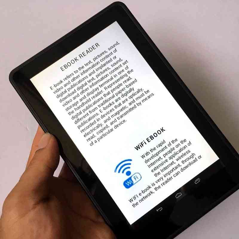 Lecteur de livre électronique à écran tactile capacitif IPS de 7 po avec wifi