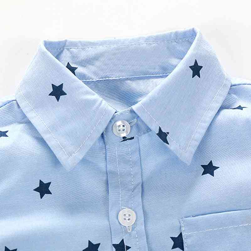 Letní hvězdy, neformální košile s dlouhým rukávem pro kojence