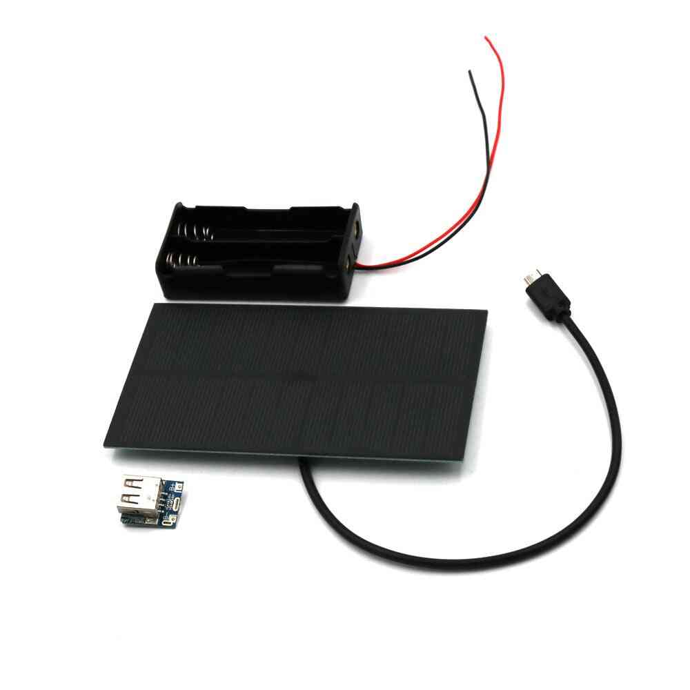DIY napelemes akkumulátor doboz 3.7v - 5v mikro usb 2a boost mobil 18650 lítium akkumulátor töltő pcb kártya