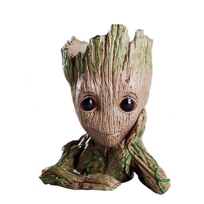 Baby Groot, Flower Pot Planter Figurines Tree Man Model