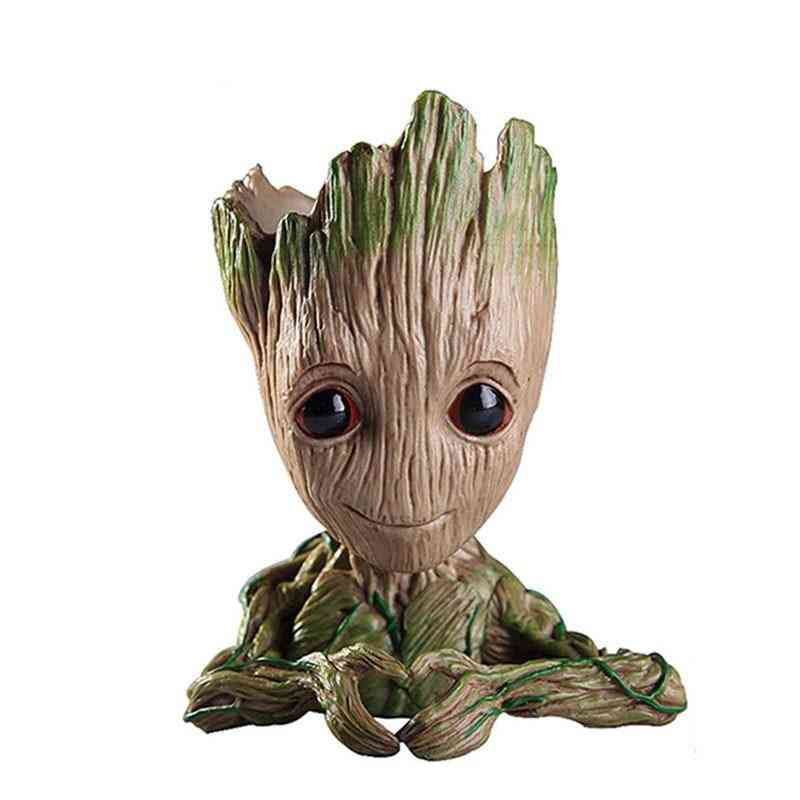 Baby Groot, Flower Pot Planter Figurines Tree Man Model