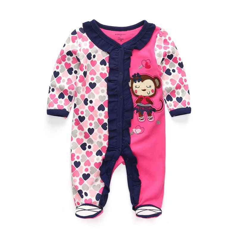 Nyfödda barn, nattkläder, långärmad, pyjamas