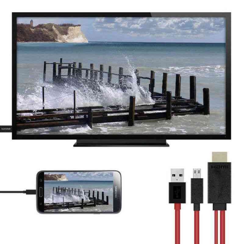 1080p mhl micro usb do hdmi hd tv adapter za kabel