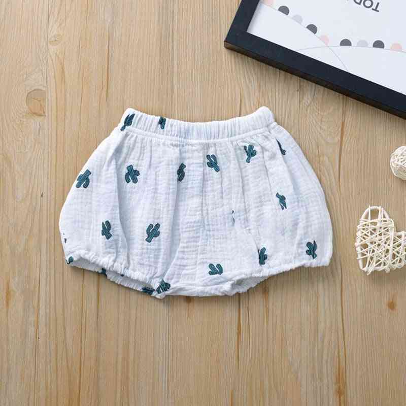 Newborn Fold Bloomers Pattern Triangle Shorts, Baby Trousers Pp Clothes
