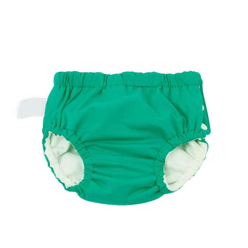 Washable Diaper Cover Swimsuit, Girl Reusable Waterproof Panties Swim Nappies