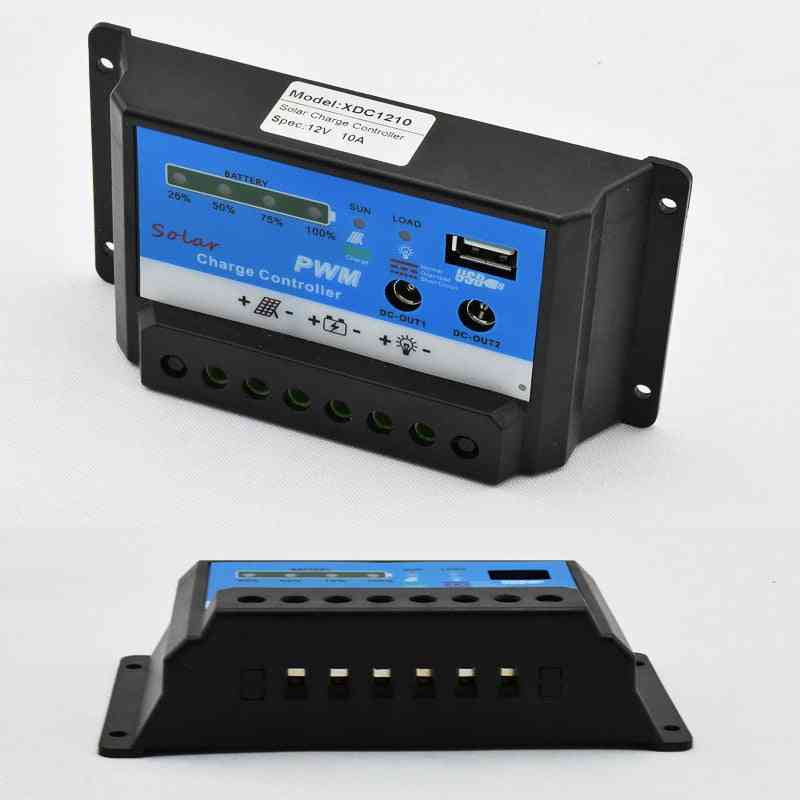 Solar Panel, Inverter Charge Controller Battery Charger Kit