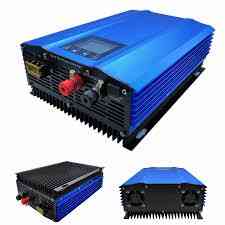 1000 / 1200w Solar am Netz Wechselrichter, reiner Sinus DC24V 48V / 72V bis AC110V AC220V mit Limiter Sensor Powerinverter Batterieentladung