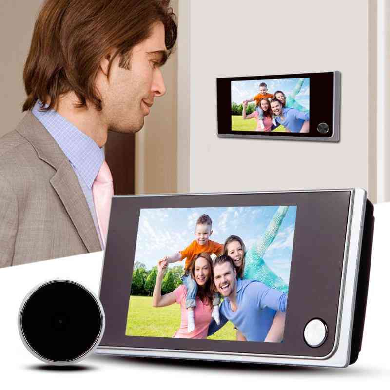 Wifi Digital Peephole Viewer, 120 Degrees Doorbell Door Eye Ir Camera