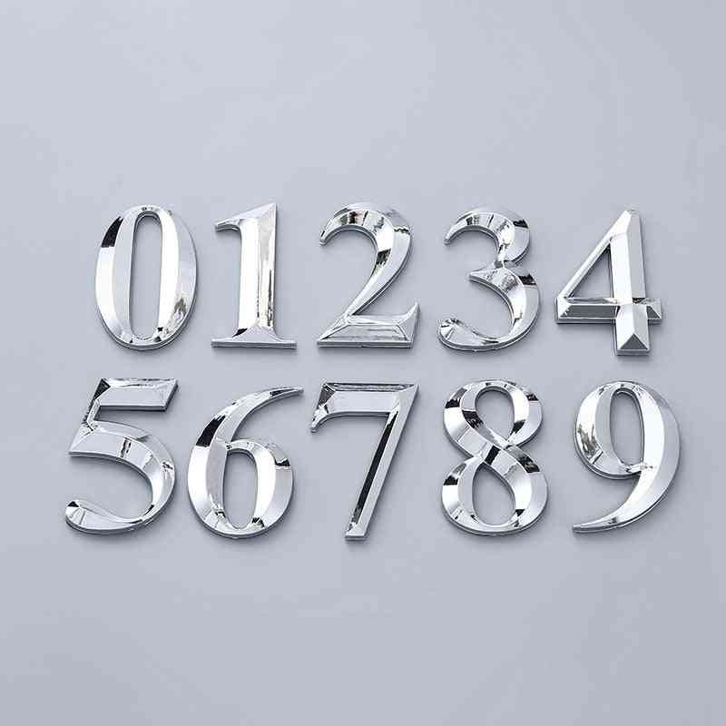 3d selvklebende dørnummerskilt siffer leilighet hotell kontor adresse gate klistremerker plate