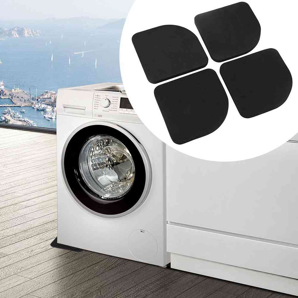 Washing Machine Anti-vibration Pads Square Refrigerator, Non-slip Floor Furniture Protectors