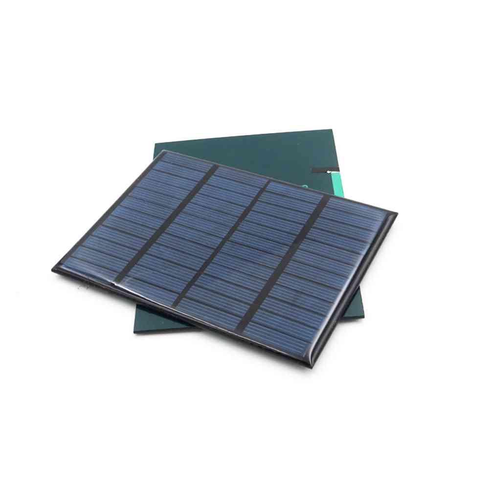 12V 1,5W solpanel standard epoxi polykristallint kisel diy batteriladdning -
