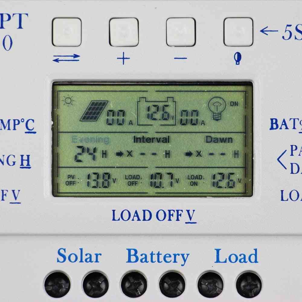 40a solárny regulátor nabíjania s lcd displejom