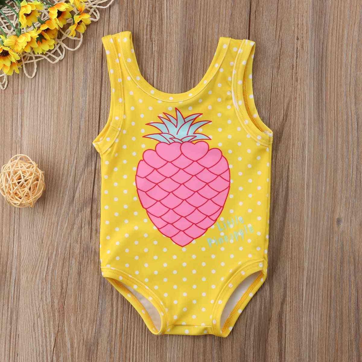 Baby Pineapple Print Swimwear Swimsuit- Bathing Suit Summer