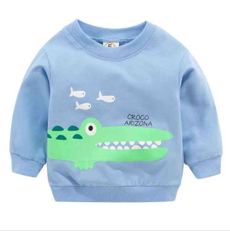 Duksevi za dječju odjeću - pulover od mekanog pamučnog vrha crtani, pulover za proljeće i jesen, dječja gornja odjeća