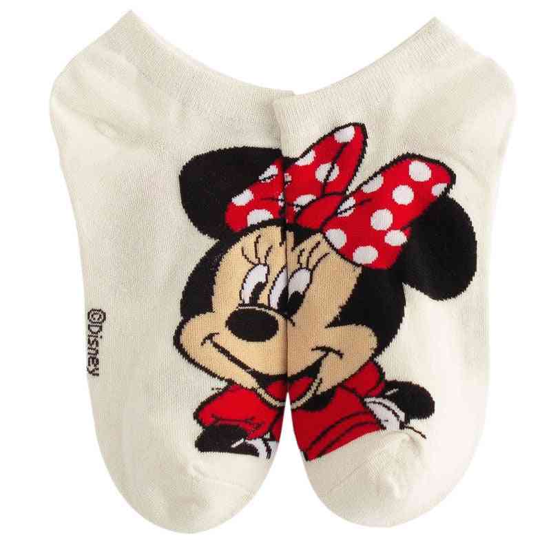 Mickey dibujos animados lindo, calcetines de algodón dulce - calcetines de tubo corto salvajes de primavera y verano - 1 / 36-43