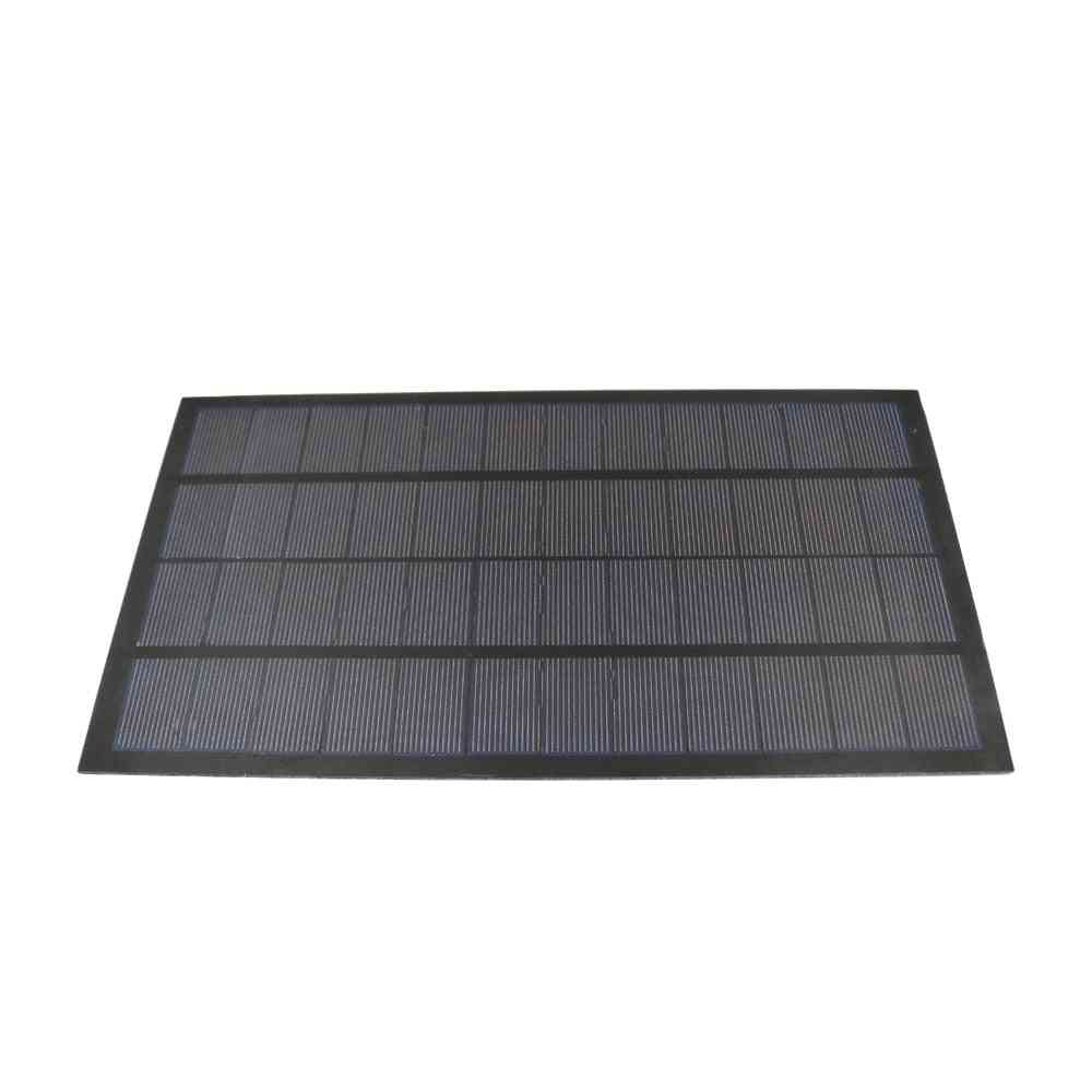 Solar Panel, 583ma 12v 7w Polycrystalline Silicon Solarcells Standard Epoxy Diy Battery Power Charge