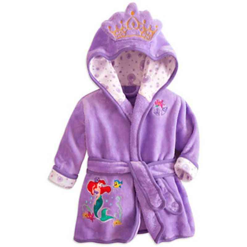 Children Pijamas- Minnie Infantil Warm Sleepwear Robe