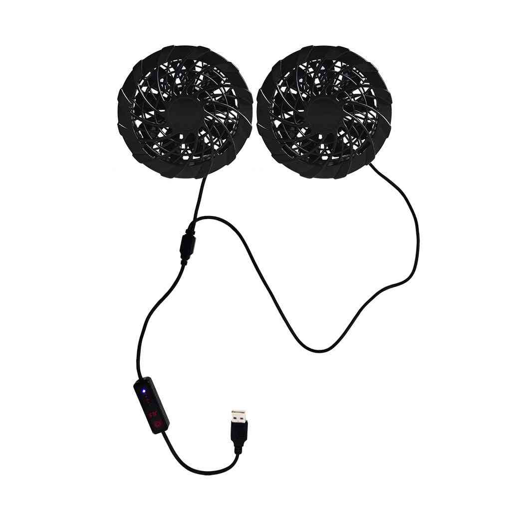 Radiator portabil de răcire USB - îmbrăcăminte pentru aer condiționat accesorii speciale ventilatoare (negru)