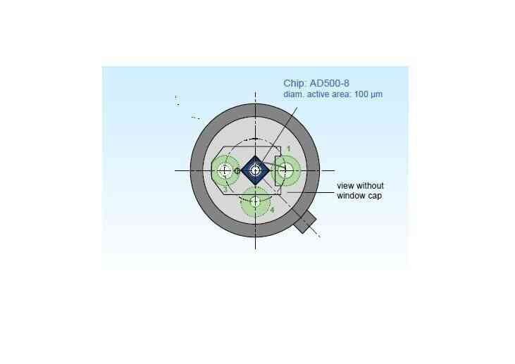 Apd / avalanche foto diode ad500-8 to52s1 / laser telemetru utilizare