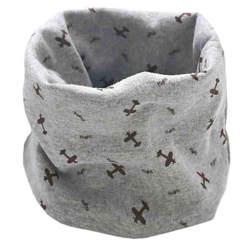 Lente babykleding accessoires kindersjaal, herfst winter baby sjaal jongens / meisjes baby sjaals katoenen kinder sjaal - grijs hoofd / fit 0 tot 7 jaar