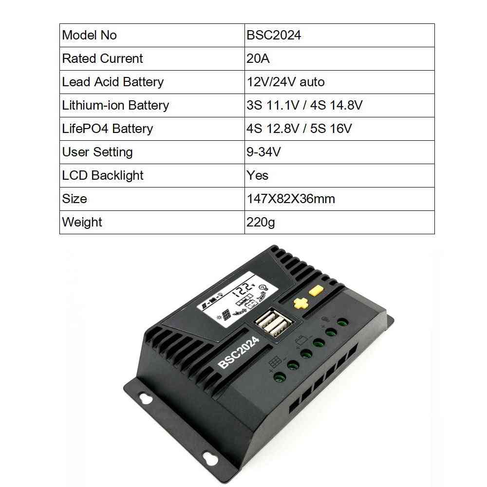 Solarni regulator polnjenja - samodejna osvetlitev lifepo4 litijeva baterija 3.2v 3.7