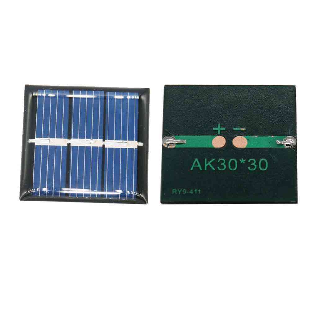 1,5 V 60 mA Solarpanel polykristallines Silizium-Batterieladegerät, Stromlademodul Mini-Solarzelle (1,5 V)