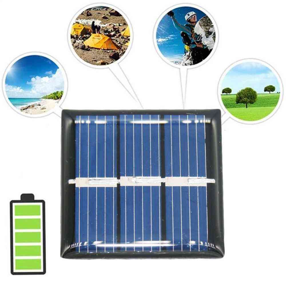 1,5 V 60 mA Solarpanel polykristallines Silizium-Batterieladegerät, Stromlademodul Mini-Solarzelle (1,5 V)