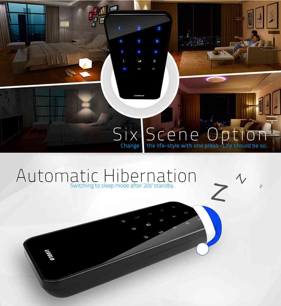 Wireless Touch Remote Controller For Wall Lights