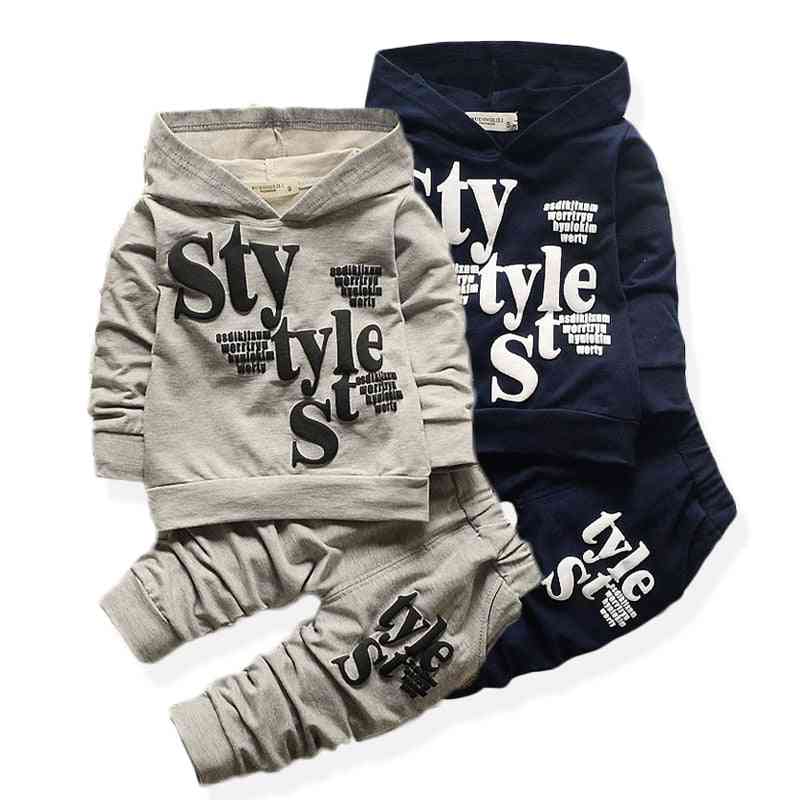 Baby Clothes For, Alphabet Long Sleeve Top Pants Set