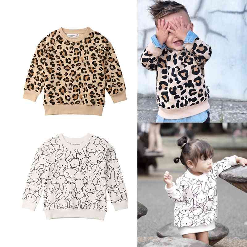 Baby Sweater Leopard Print For Girl, Boy Outwear