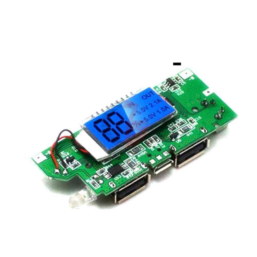 Dual Usb 18650 Lithium Battery Charging Board