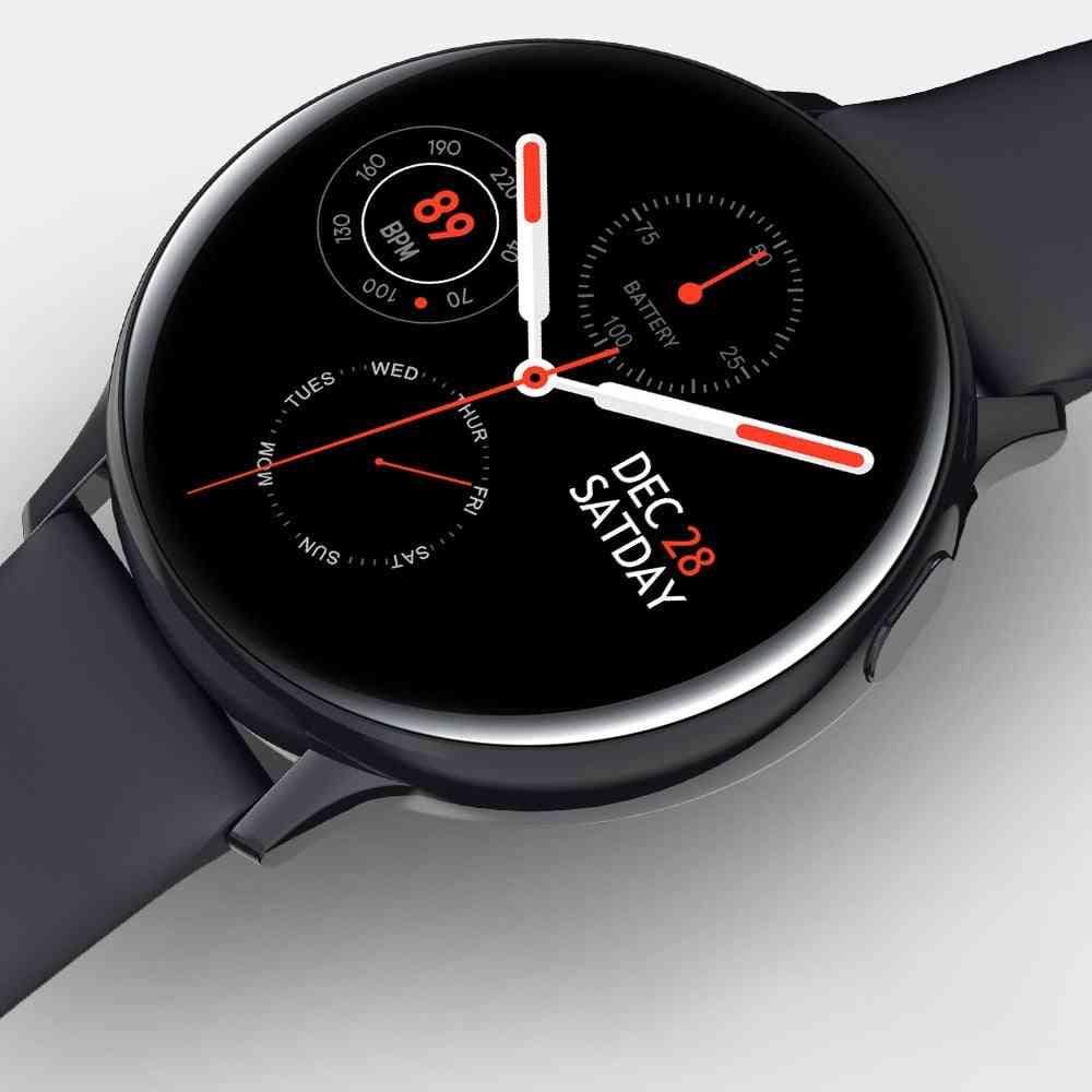 S20 ecg volledig touchscreen voor mannen / vrouwen, ip68 waterdichte smartwatch